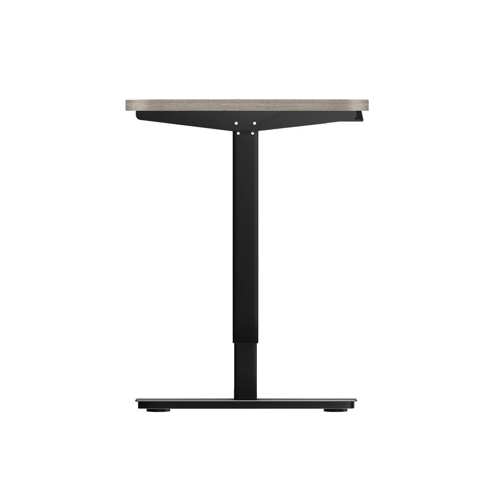 140CM Electric Standing Desk Adjustable Height Black and Grey Oak