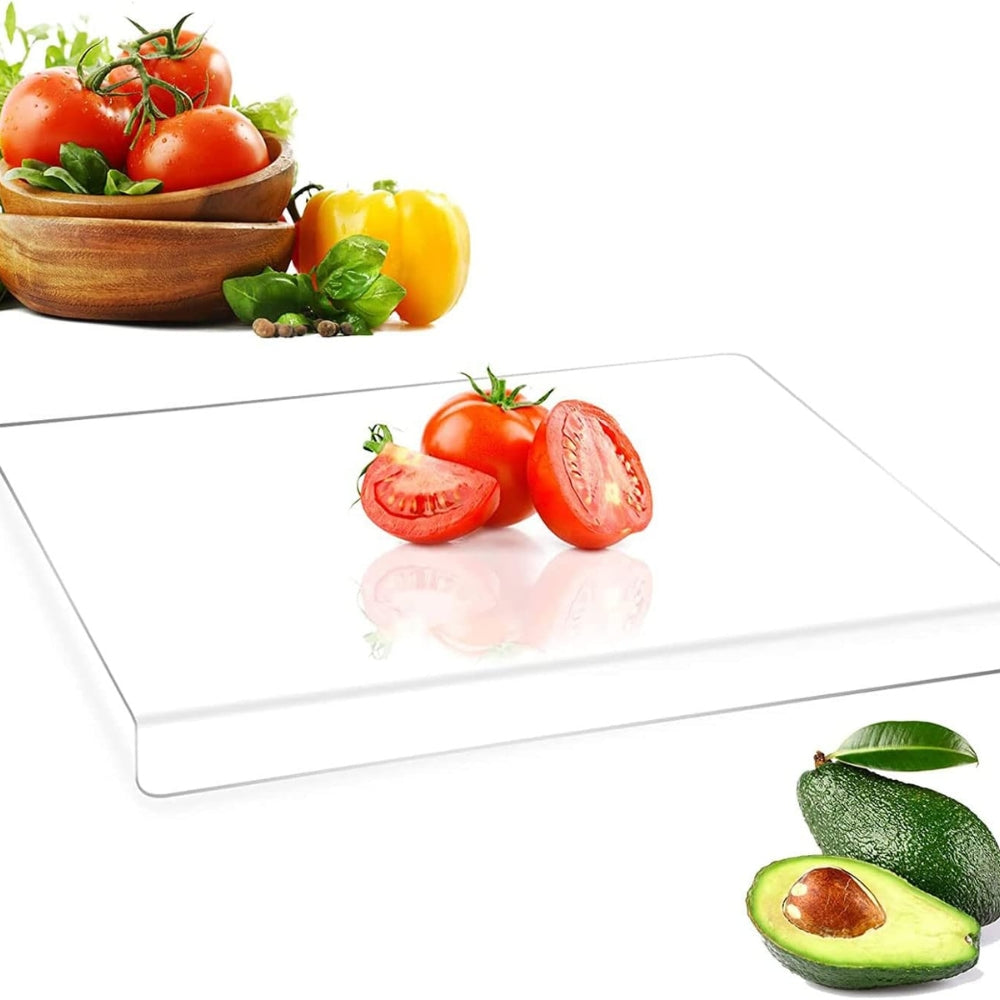 Transparent Acrylic Anti-Slip Cutting Board for Kitchen Counter Protector