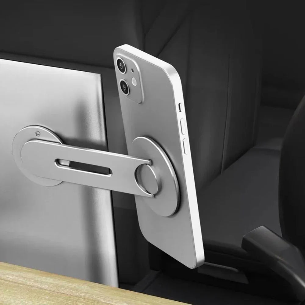Magnetic Phone Holder Adjustable Swivel Mount for Laptop