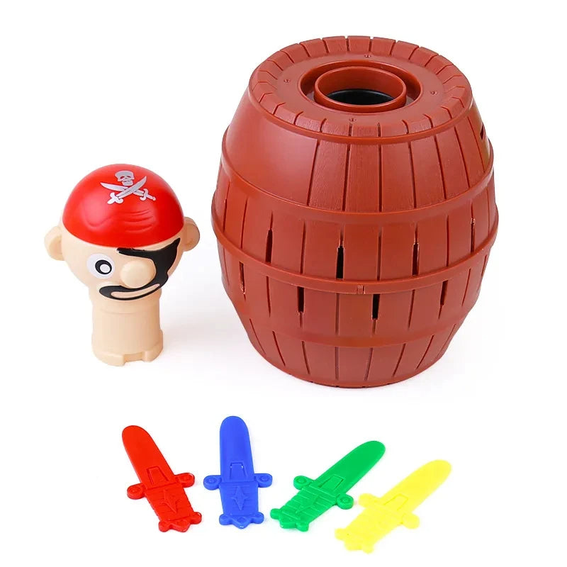 Fun Pirate Barrel Toy Sword Jump Pirate Game Board Interactive Toy
