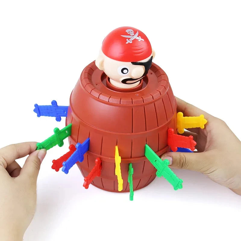 Fun Pirate Barrel Toy Sword Jump Pirate Game Board Interactive Toy